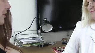 Chubby Patient's Pussies Get Healing Touch From Sexy Mature Doc