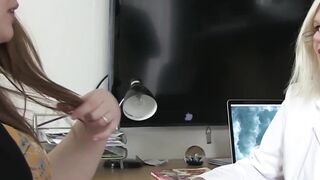 Chubby Patient's Pussies Get Healing Touch From Sexy Mature Doc