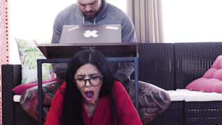 Step-Mom's Hot MILF Ass Bounces on StepSon Dick - Julia DeLucia & Juan Lucho
