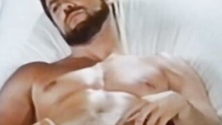 Vintage Hunk Stripping Down For Solo Session - Old-Young Couple