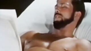 Vintage Hunk Stripping Down For Solo Session - Old-Young Couple