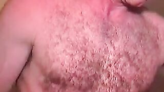 Hairiest Guy Ever - Unshaven Bear Jacks Off His Massive Boners