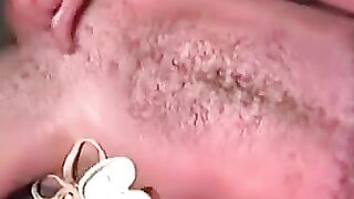 Hairiest Guy Ever - Unshaven Bear Jacks Off His Massive Boners