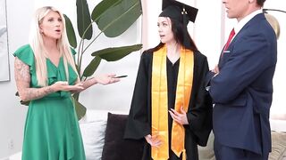 Step-Dad's Rough Sex Lesson with Step Daughters Hot Friend - Selina Love