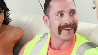 Transgender Threesome - Three Way Blowjob Adventure
