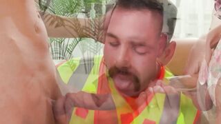 Transgender Threesome - Three Way Blowjob Adventure