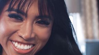 Asian Bombshell EMBER SNOW Fucks A Black Monster Dick POV View