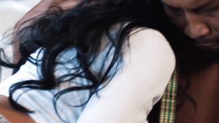 Asian Bombshell EMBER SNOW Fucks A Black Monster Dick POV View