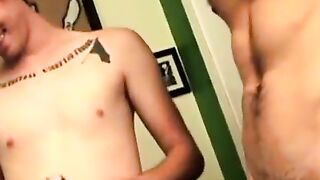 Threesome Blowjob Party! Old-Young Triple Penetration Action