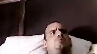 Throat-Fucking Pole Play with Huge Load on Face - MILKY LOAD ON FACE