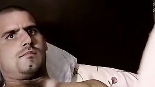Throat-Fucking Pole Play with Huge Load on Face - MILKY LOAD ON FACE