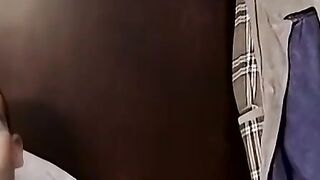 Throat-Fucking Pole Play with Huge Load on Face - MILKY LOAD ON FACE