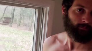 Hunks in Hardcore Action: Beard-Stroking Sex with Hot Guy Andrei Fingers Ass & Dick!