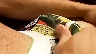 Uncensored - Hunk's Unfiltered Jerk-Off Session With Big Load In Boxers