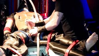 Bondaged Bottom Submissive Foot Fetish - Dominatrix Kink Overpowering Jocks Ass And Thighs