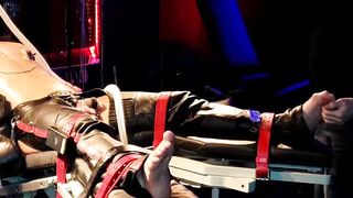 Bondaged Bottom Submissive Foot Fetish - Dominatrix Kink Overpowering Jocks Ass And Thighs