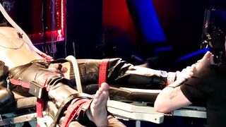 Bondaged Bottom Submissive Foot Fetish - Dominatrix Kink Overpowering Jocks Ass And Thighs