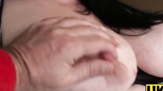 UK Sub Slut's Big Boob Bombshell Gets Spanking Hardcore Fuck