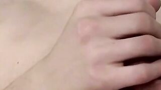 Ink-Skin Thin Guy Jerks Off While Smoking - Hot Amateur Masturbation