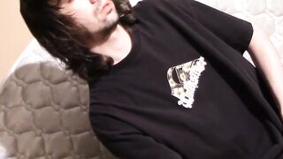 Hairy Hunk Jerks Off In Solo Gloryhole" - Old-school porn with modern twist featuring thick dick & cumshot