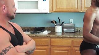 Raw & Uncut Muscle Daddies Fuck Hard In Hot Bathroom Action