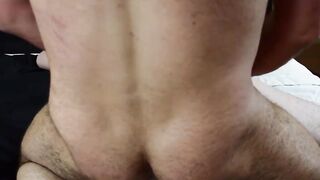 Bear's Bareback Blowfest - Raw Anal Action with Bear Daddy & Twink Boy