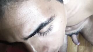 Latina Babe Gives A Sensual Blowjob And Rides His Big Dick Until He Explodes