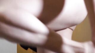 Asian Twunk Outdoor Jackoff Session - Huge Load on Belly