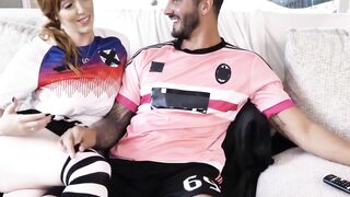 Lauren-Phillips & Quinton-James - Soccer Bet Turns Into Hardcore Sex