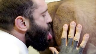 Businessmen Rimming And Fingering Hairy Ass Of Their Secretary