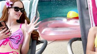 Spring-Break StepDaughter's Hot Threesome - Amber Summers & Chloé Fauxxx