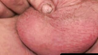Mature Old Man's Ass Fucked in Solo Masturbating Session