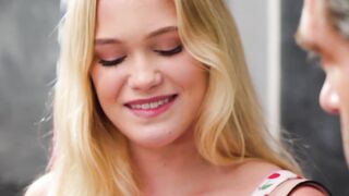 Seducing Old Teacher - Hot Blonde Babe Fucks Her Mentor In Class
