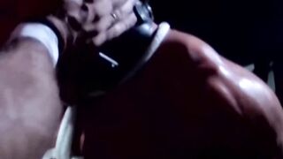 Fierce Opponent Dominates Bound Wrestling Slave With Bondage Techniques
