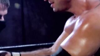 Fierce Opponent Dominates Bound Wrestling Slave With Bondage Techniques