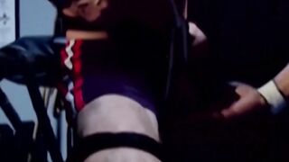 Fierce Opponent Dominates Bound Wrestling Slave With Bondage Techniques