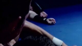 Fierce Opponent Dominates Bound Wrestling Slave With Bondage Techniques
