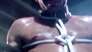 Fierce Opponent Dominates Bound Wrestling Slave With Bondage Techniques