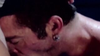 Hot & Horny Wrestlers - Slobbering Blow Job With Facial
