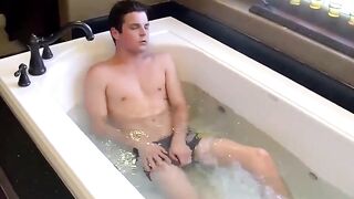 DUSTIN FITCH'S SEXY UNDERWEAR TEASE - HOT GUY WITH A BIG COCK