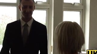 UK sub slut gets dominated by dominatrix in hardcore BDSM session