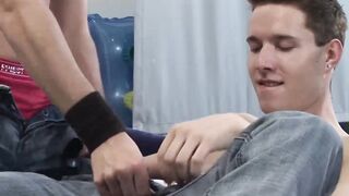 Hardcore Anal Threesome with Huge Dick - MILF Fucks Step-Son's Friend While Husband Is Away