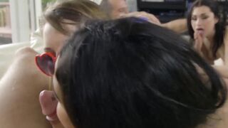 Spring Break Orgy! College Babes Get Wild In A Hardcore Party