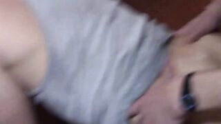 Big Dick Training - Bottom Boy Swallows Huge Loads From Two Stud Males