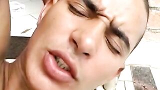 Body Builder's Anal Destruction - Latin Hunk Gets Fucked Hard