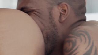 Black Guys Passionate Kissing & Anal Sex - Hot Interracial Couple