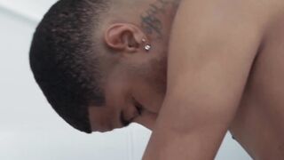 Black Guys Passionate Kissing & Anal Sex - Hot Interracial Couple