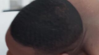 Black Guys Passionate Kissing & Anal Sex - Hot Interracial Couple