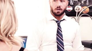 Boss Babe Jessa Rhoades Gets Nail-Hard Doggy Style Office Fuck