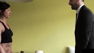Fitness Goddess Submitting To Her Personal Trainer In Intense BDSM Session